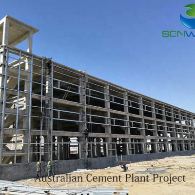 Entrepôt de structure en acier avec certification ISO 9001 et brasage en acier rond