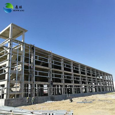 6004004200mm Atelier de construction en acier avec système d'éclairage optionnel conçu pour la production industrielle et les lignes de montage