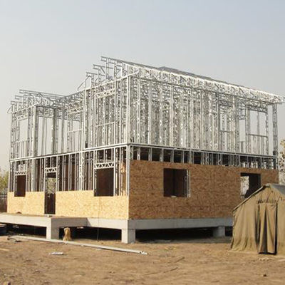 Anti-séismique amovible rapidement construit pré-construit clair de portée temporaire deux étages entrepôt métallique préfabriqué coût du bâtiment aux Philippines