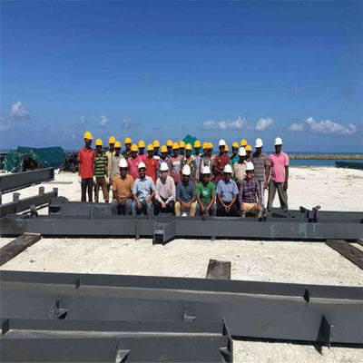 Construction de bâtiments d'entrepôts préfabriqués