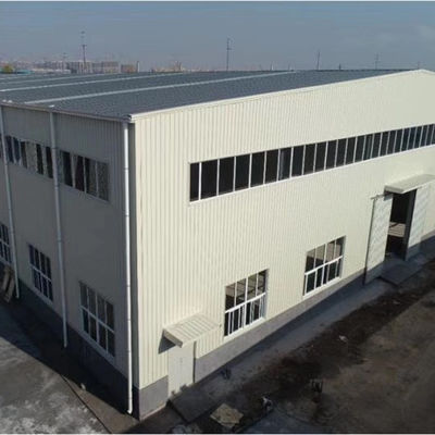 Conception personnalisable Structure en acier préfabriquée Fenêtre en alliage d'aluminium Haute efficacité