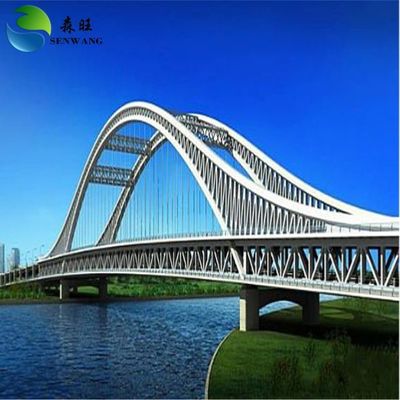 Pont de structure en acier personnalisé à large bande métallique pour piétons