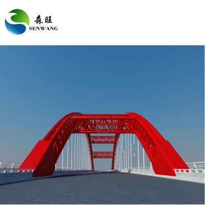 Structure en acier H robuste et durable Pont étanche au vent Haute résistance