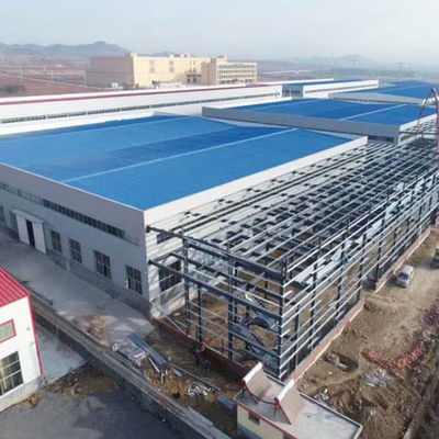 Construction d'entrepôts en acier préfabriqué à sec AWS D1.1 Soudage Logiciel BIM standard