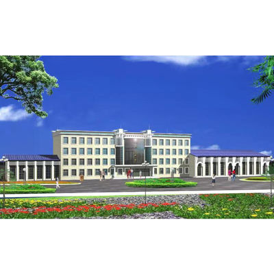 Atelier préfabriqué en structure d'acier ignifuge avec résistance sismique de grade 8 et charpente en acier léger Q355