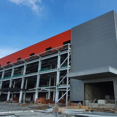 Étagère métallique sur mesure Structure en acier bâtiments à charpente métallique pour entrepôt / ateliers