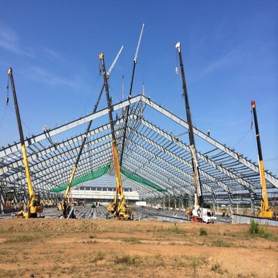 Construction de bâtiments en acier