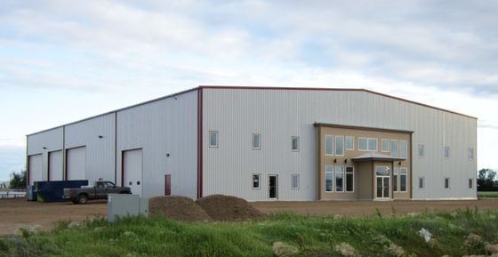 Atelier de construction en acier léger / lourd avec cadre traité thermiquement
