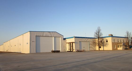 Atelier de production d'acier préfabriqué Faible entretien Technologie avancée
