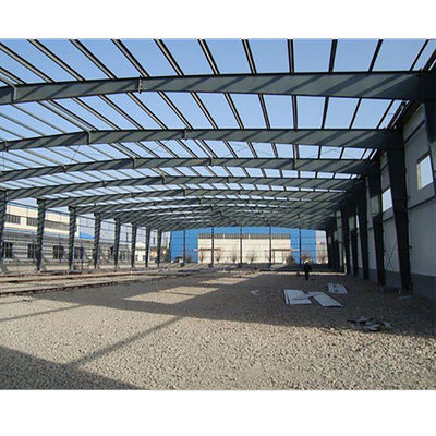 Peinture ou finition galvanisée à chaud Entrepôt de cadre en acier pour solution de stockage léger
