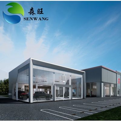Bâtiment de bureaux préfabriqué à plusieurs étages avec ossature en acier et design personnalisé, galvanisé
