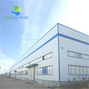 Entrepôt de structures en acier préfabriqué avec panneaux sandwich ignifuges