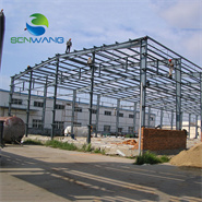 Structure en acier galvanisé pour entrepôt et atelier