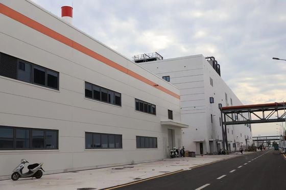 Bâtiment en structure d'acier galvanisé Q355B haute durabilité