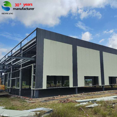 Entrepôt sur mesure en structure acier avec charpente en acier Q235/Q355