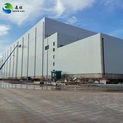 Structure du cadre du portail de l'entrepôt en acier préfabriqué de catégorie Q235/Q355