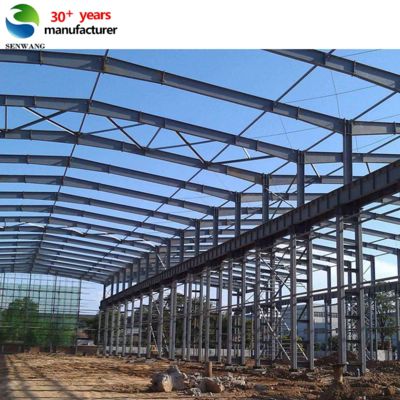 Entrepôt préfabriqué Bâtiment de structure en acier Entrepôt d'acier durable Atelier