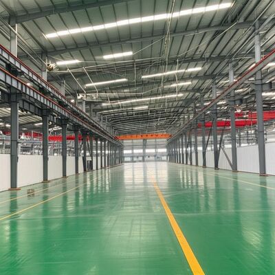 Atelier en acier préfabriqué à haute intensité avec résistance au feu de classe A et durée de vie de plus de 50 ans