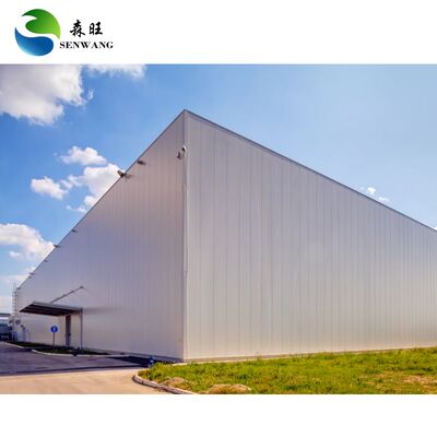 Entrepôt de structure en acier moderne intégrant une technologie d'installation rapide et des matériaux en acier pour un stockage industriel robuste
