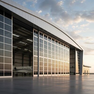 Entrepôt de structure en acier écologique personnalisé, résistant aux tremblements de terre de 7 à 9 degrés et résistant aux vents jusqu'à 0,45 KN/m2