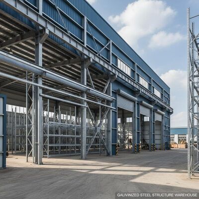 Revêtement PTFE Structure en acier modulaire légère avec une tolérance de ±1% pour une construction durable