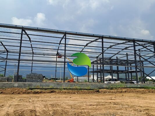 C Z Shape Channel Purlin Steel Structure Warehouse with 7 Bay Layout and Robust Steel Structure Platform