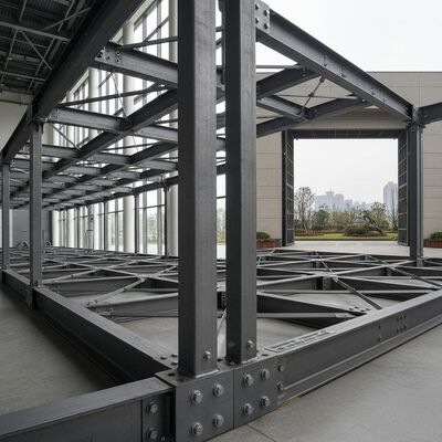 Système de protection contre les incendies Entrepôt de structure en acier facultatif avec murs et toits en laine de verre offrant 30000 tonnes de solutions de stockage annuelles