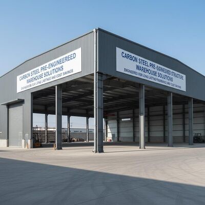 50 ans de construction d'un bâtiment de stockage en acier de construction avec une préfabrication de haute précision offrant une capacité de stockage industrielle