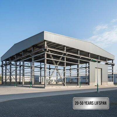 Systèmes de bâtiments industriels personnalisables pour ateliers de structure en acier à voile en PTFE