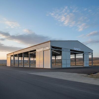 Q235 Entrepôt de structure en acier avec conception de charge sismique et durée de vie de 50 ans pour la stabilité structurelle