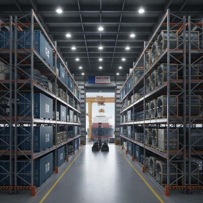 Expédition en conteneur ou en vrac Unités d'entrepôt en acier conçues pour supporter de lourdes charges et maximiser la capacité de stockage