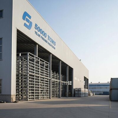 bâtiment de stockage en acier galvanisé en section C équipé d'une production annuelle de 50000 tonnes